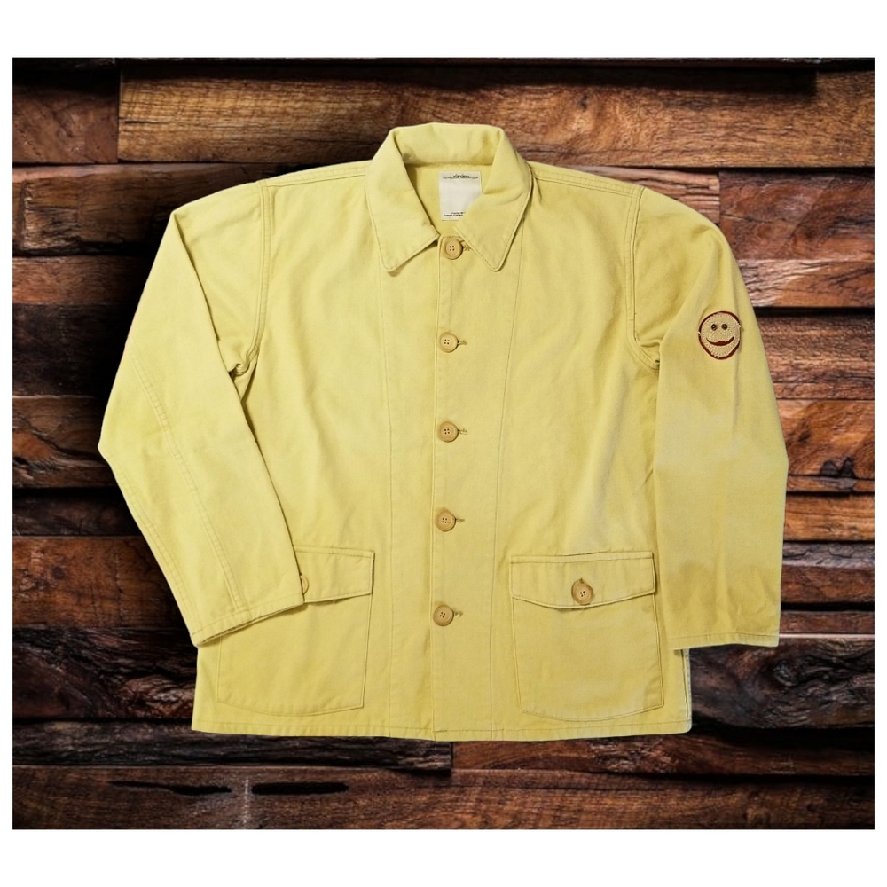 VISVIM 100% COTTON CHORECOAT STYLE WORKWEAR JACKET- SIZE 3 MED/ LRG